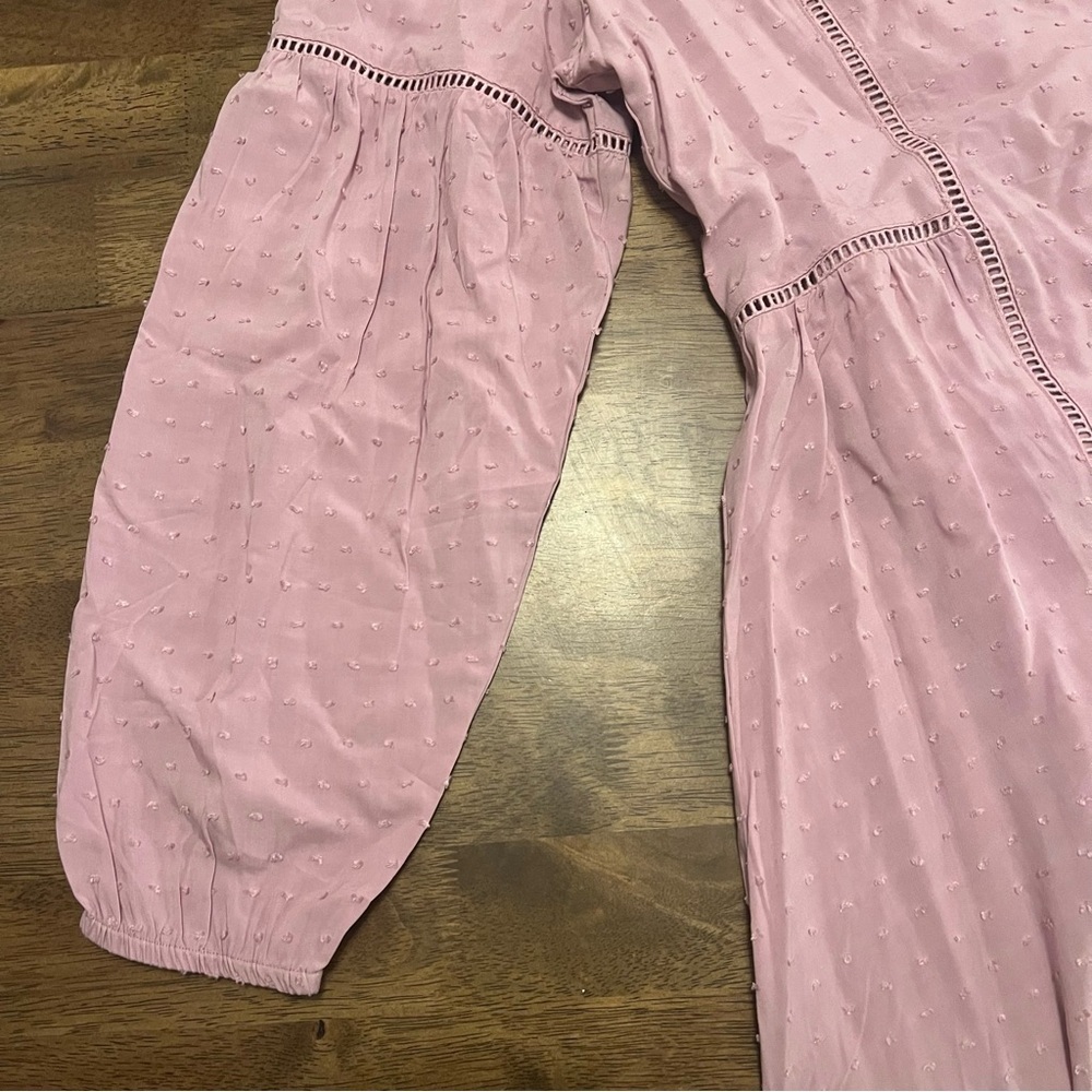 NWT Matilda Jane Turn On The Charm Dress Size L Mauve Pink Purple Boho - Picture 10 of 14